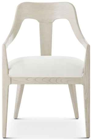 Theodore Alexander Essence Dining Arm Chair Opal – side view