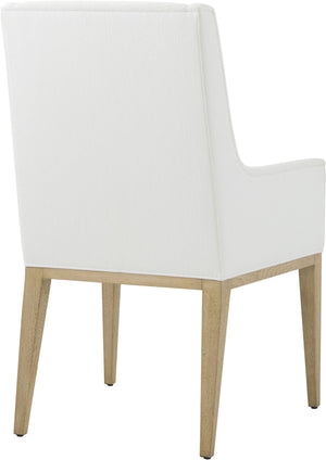 Theodore Alexander Balboa Upholstered Dining Armchair – angle view