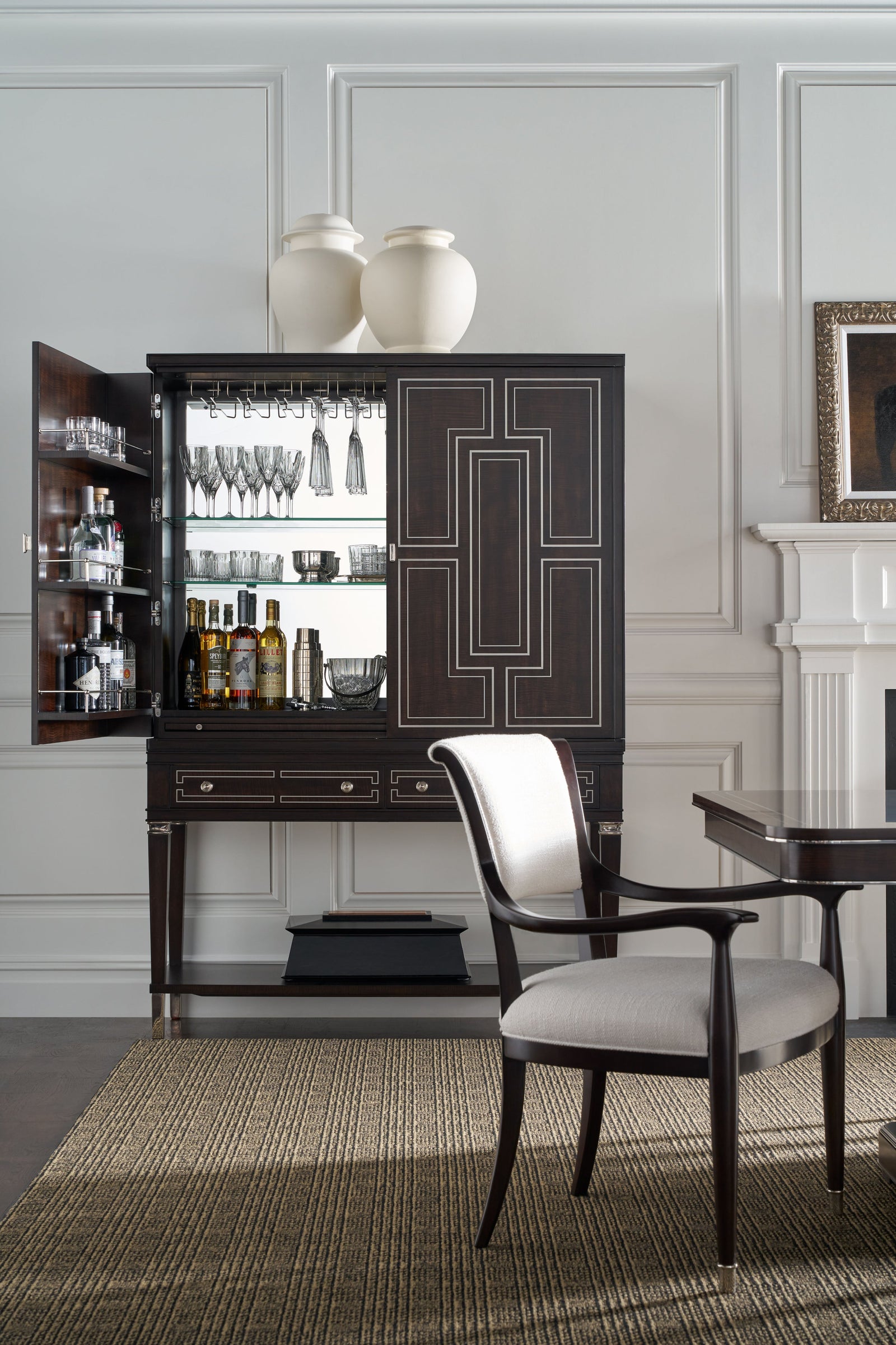 Theodore Alexander Spencer London Upholstered Armchair II SPL-Fulham – room setting