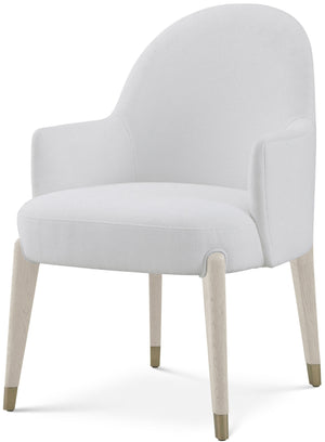 Theodore Alexander Luna Dining Arm Chair II Cascade – front view