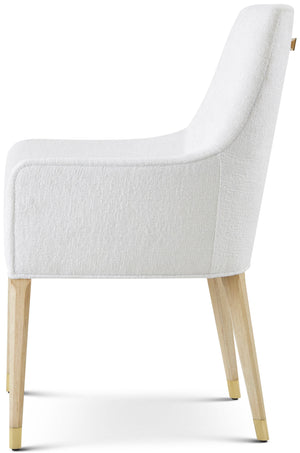 Theodore Alexander Judith Leiber Dining Arm Chair II JL Martini – side view