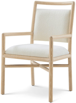 Theodore Alexander Montauk Upholstered Dining Armchair – front view