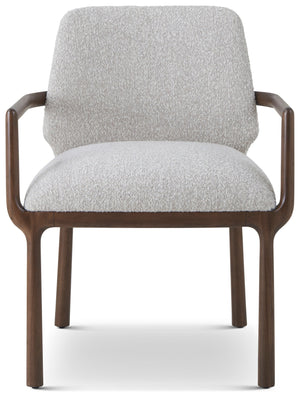 Theodore Alexander Urbane Dining Armchair Campfire – angle view