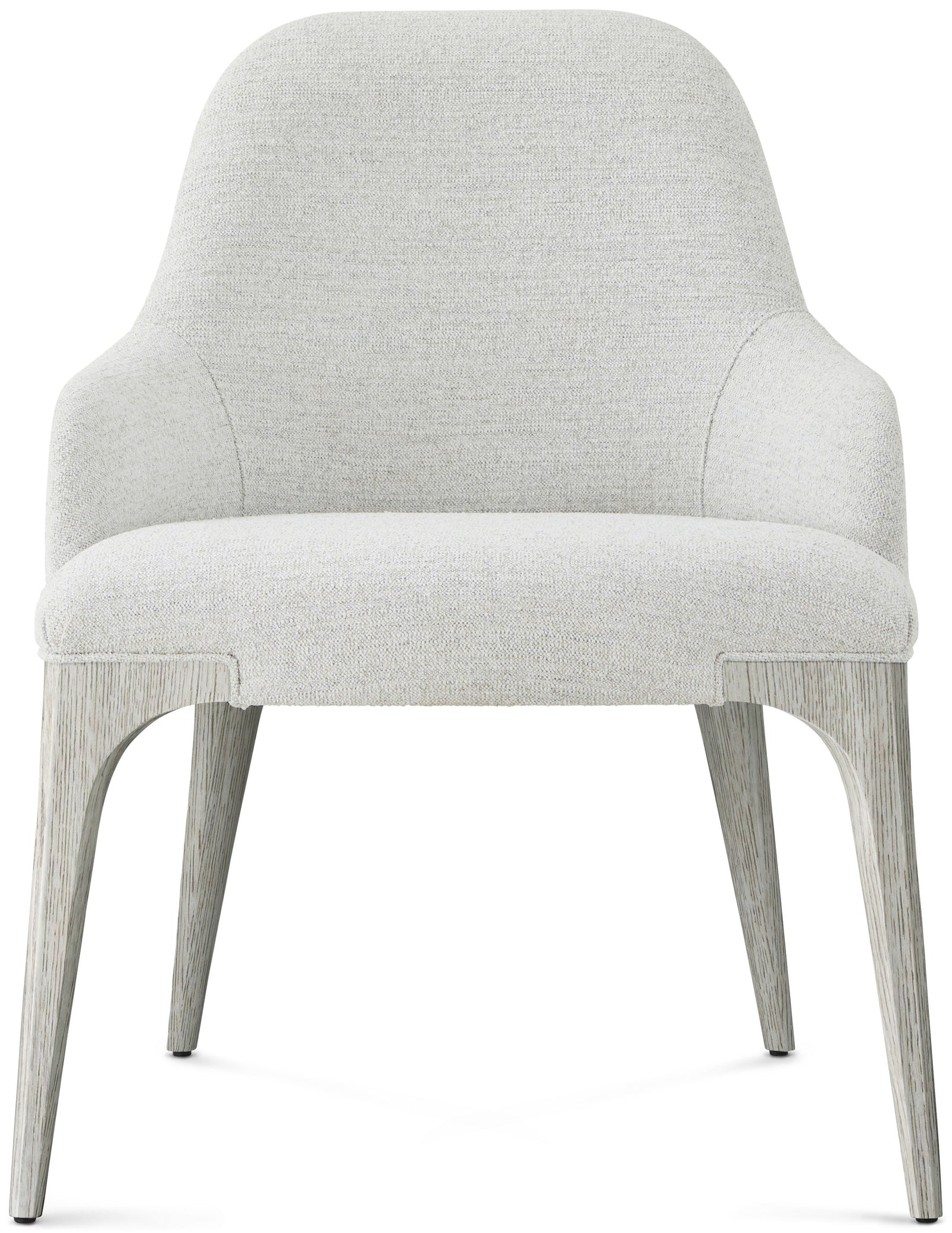 Theodore Alexander Spencer St. James Arm Chair Argento – angle view