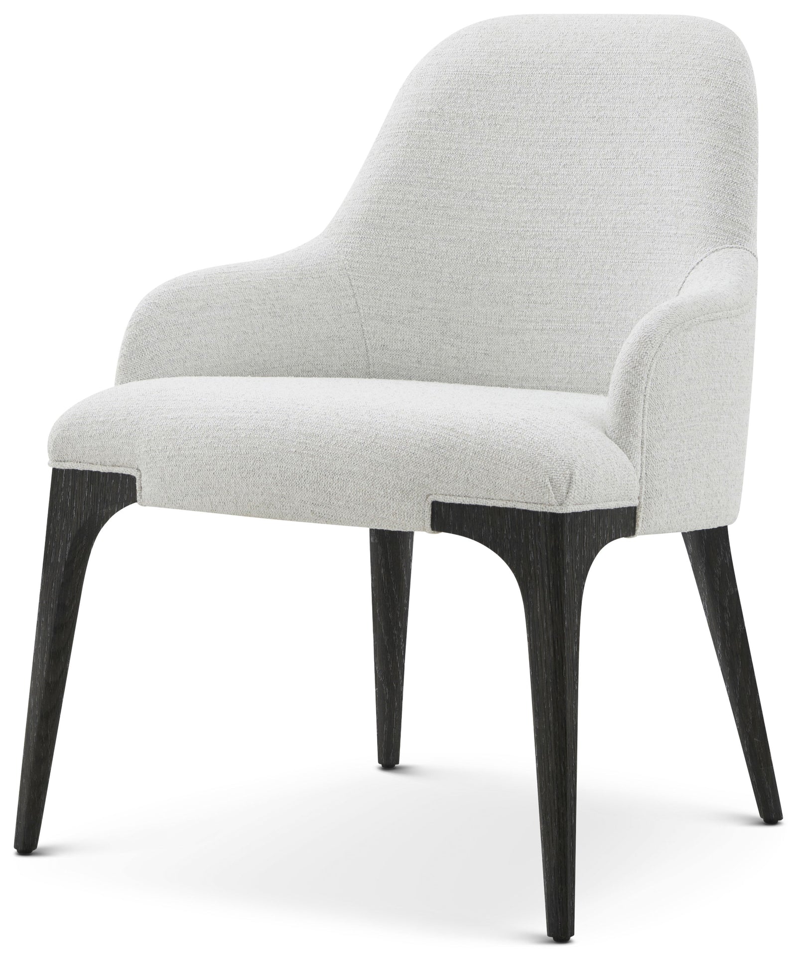 Theodore Alexander Spencer St. James Arm Chair Lusso Onyx – front view