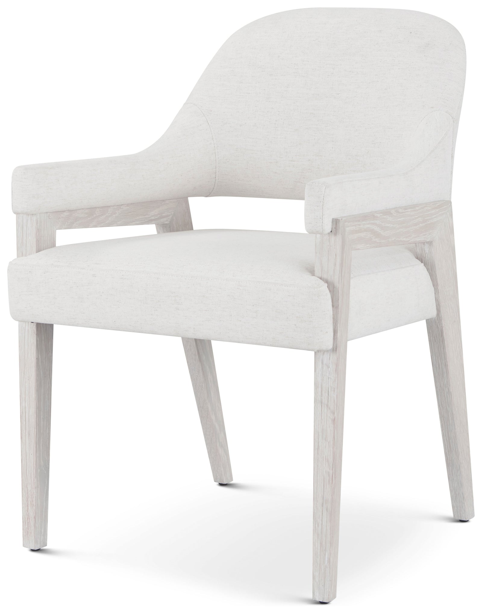 Theodore Alexander Delray Dining Arm Chair Sandbar – front view