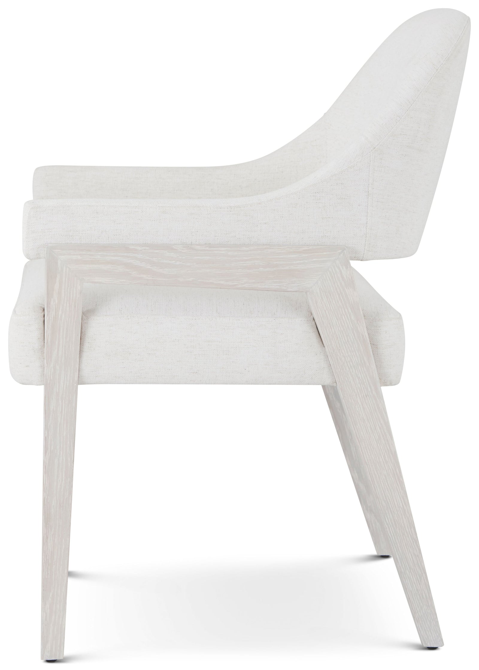 Theodore Alexander Delray Dining Arm Chair Sandbar – side view