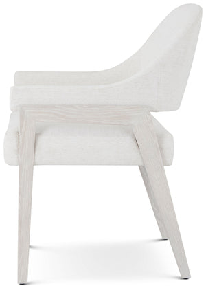 Theodore Alexander Delray Dining Arm Chair Sandbar – side view