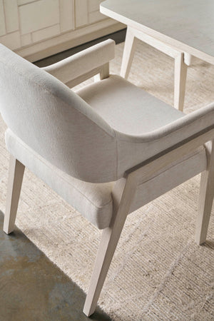 Theodore Alexander Delray Dining Arm Chair Sandbar – room setting