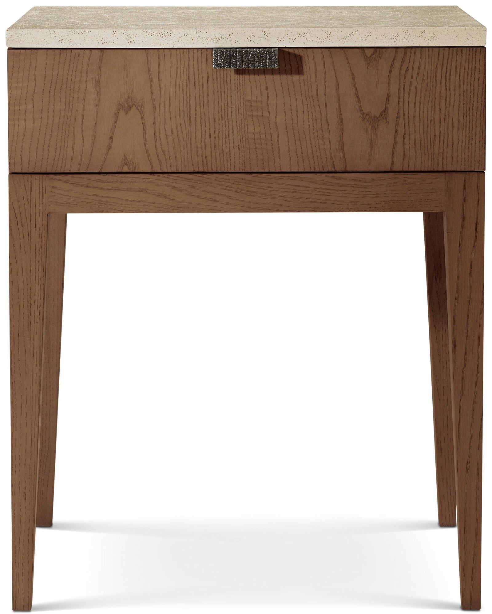 Theodore Alexander Catalina Single Drawer Nightstand Earth – front view