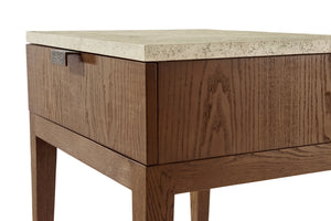 Theodore Alexander Catalina Single Drawer Nightstand Earth – detail