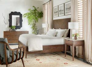 Theodore Alexander Catalina Single Drawer Nightstand Earth – room setting