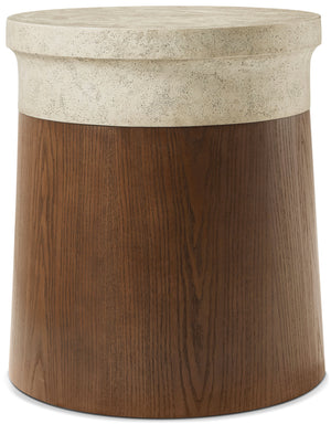 Theodore Alexander Catalina Side Table III Earth – angle view