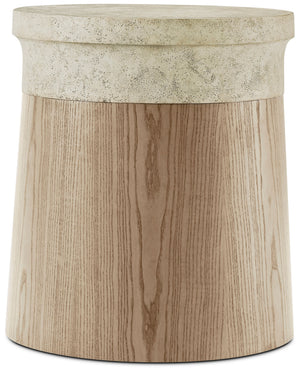 Theodore Alexander Catalina Side Table III Dune – angle view