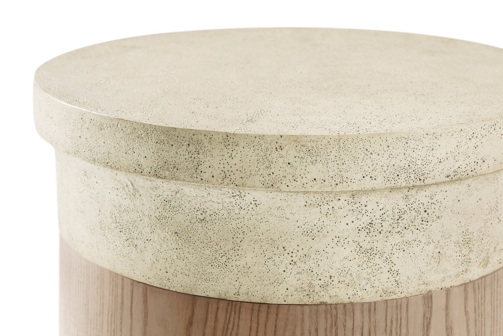 Theodore Alexander Catalina Side Table III Dune – side view