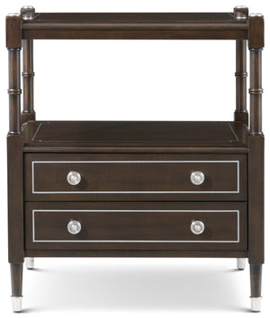 Theodore Alexander Spencer London 2-Drawer Nightstand – front view