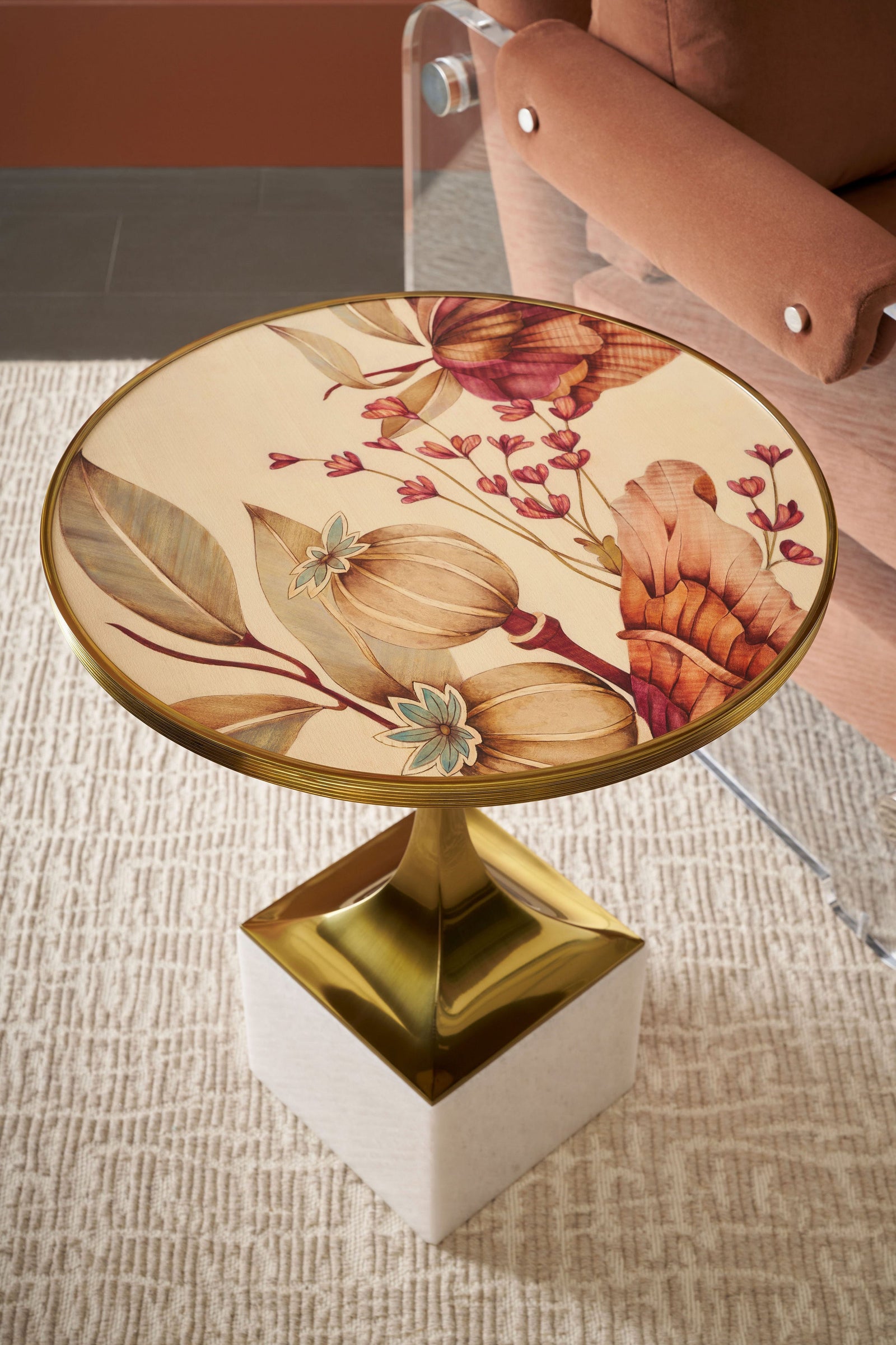 Theodore Alexander Bouquet Side Table – room setting