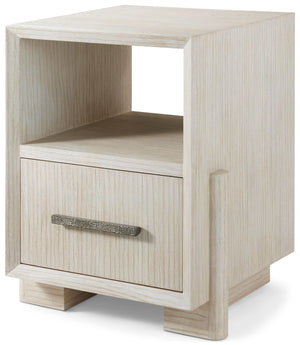 Theodore Alexander Urbane Single Drawer Nightstand Sundew – angle view