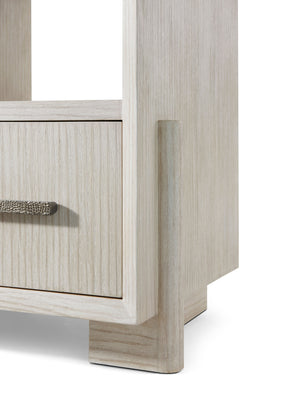 Theodore Alexander Urbane Single Drawer Nightstand Sundew – detail