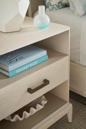 Theodore Alexander Worth Open Nightstand Sandbar – room setting
