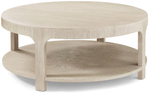 Theodore Alexander Horizon Round Cocktail Table – front view