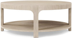 Theodore Alexander Horizon Round Cocktail Table – angle view