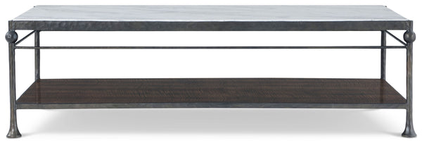 Theodore Alexander Spencer London Metal Cocktail Table – angle view