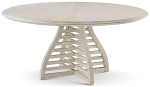 Theodore Alexander Breeze Slatted Dining Table – front view
