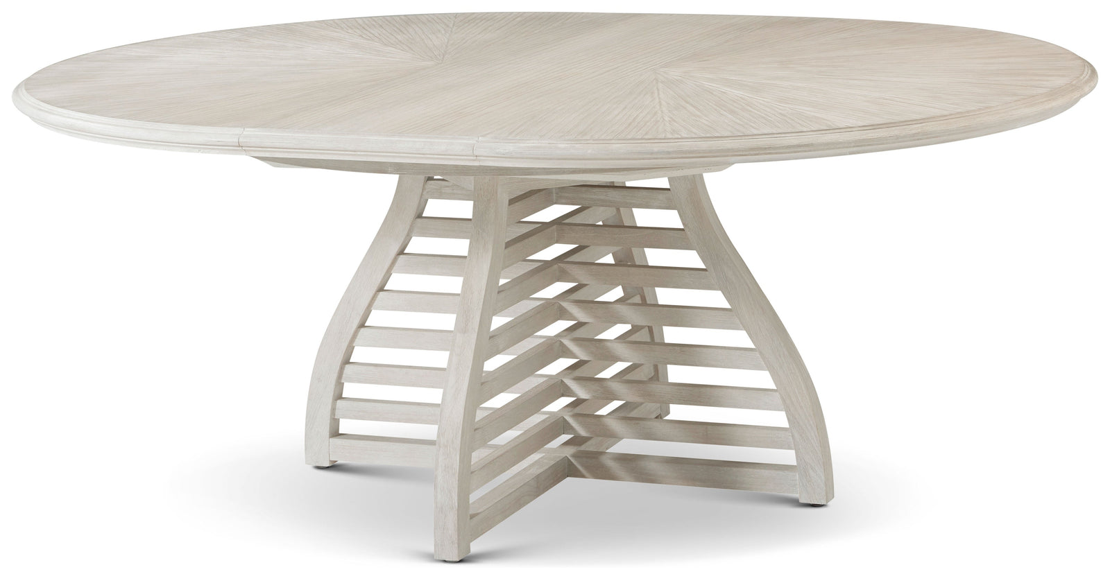 Theodore Alexander Breeze Slatted Extending Dining Table – front view