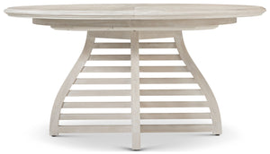 Theodore Alexander Breeze Slatted Extending Dining Table – side view