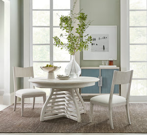 Theodore Alexander Breeze Slatted Extending Dining Table – room setting