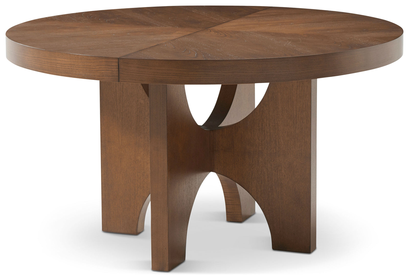 Theodore Alexander Catalina Extending Round Dining Table Earth – angle view