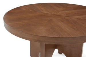 Theodore Alexander Catalina Extending Round Dining Table Earth – detail