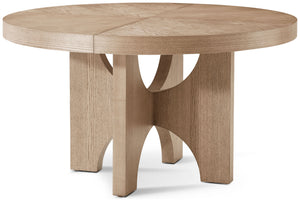 Theodore Alexander Catalina Extending Round Dining Table Dune – angle view