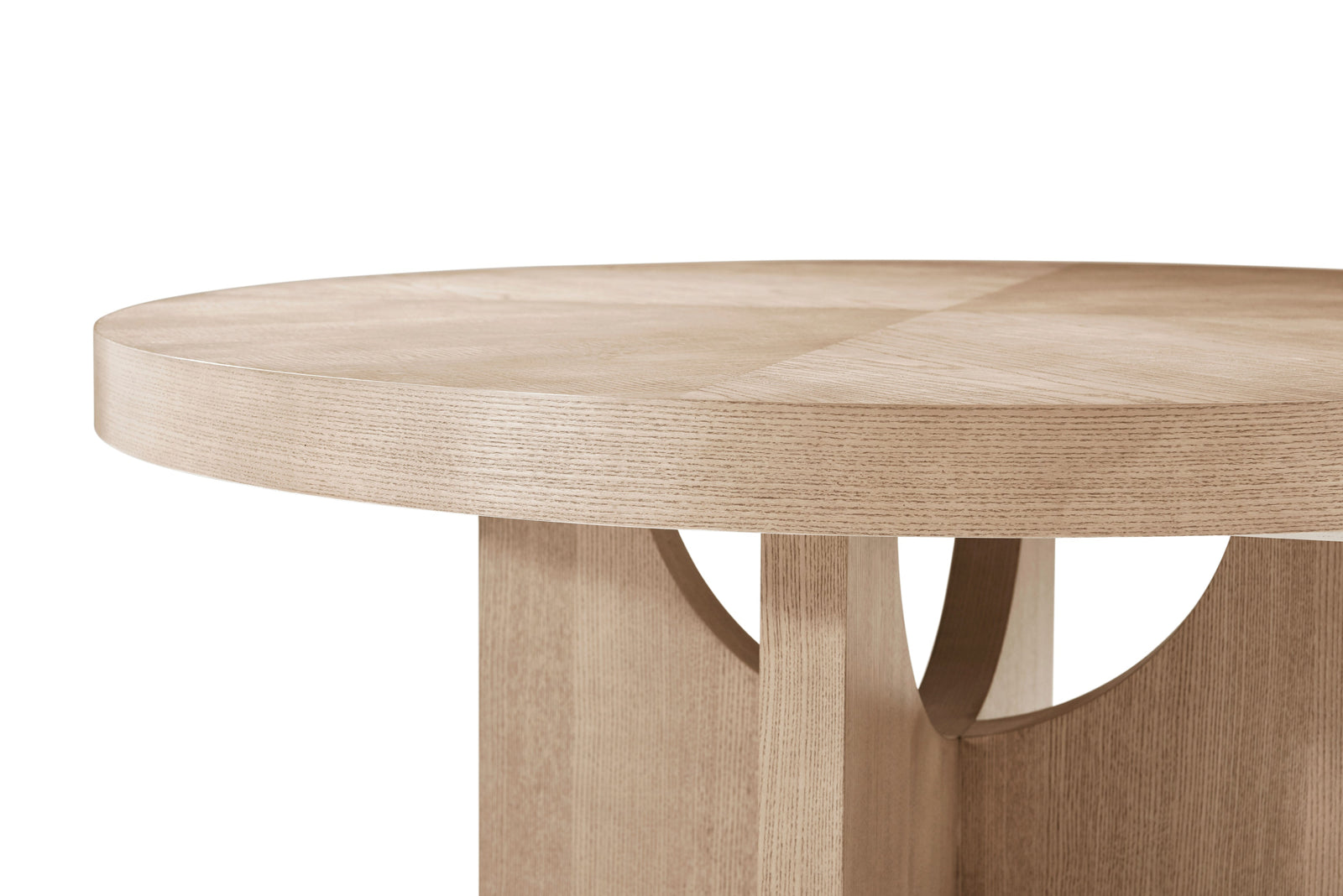 Theodore Alexander Catalina Extending Round Dining Table Dune – room setting
