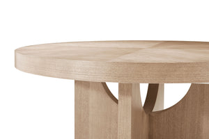 Theodore Alexander Catalina Extending Round Dining Table Dune – room setting