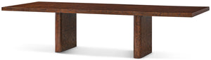 Theodore Alexander Kesden Extension Dining Table Pyramid Brown – front view