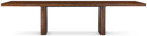 Theodore Alexander Kesden Extension Dining Table Pyramid Brown – angle view