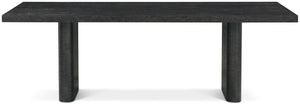 Theodore Alexander Kesden Extension Dining Table Silent Black – side view