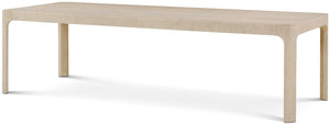 Theodore Alexander Horizon Rectangular Extension Dining Table – front view