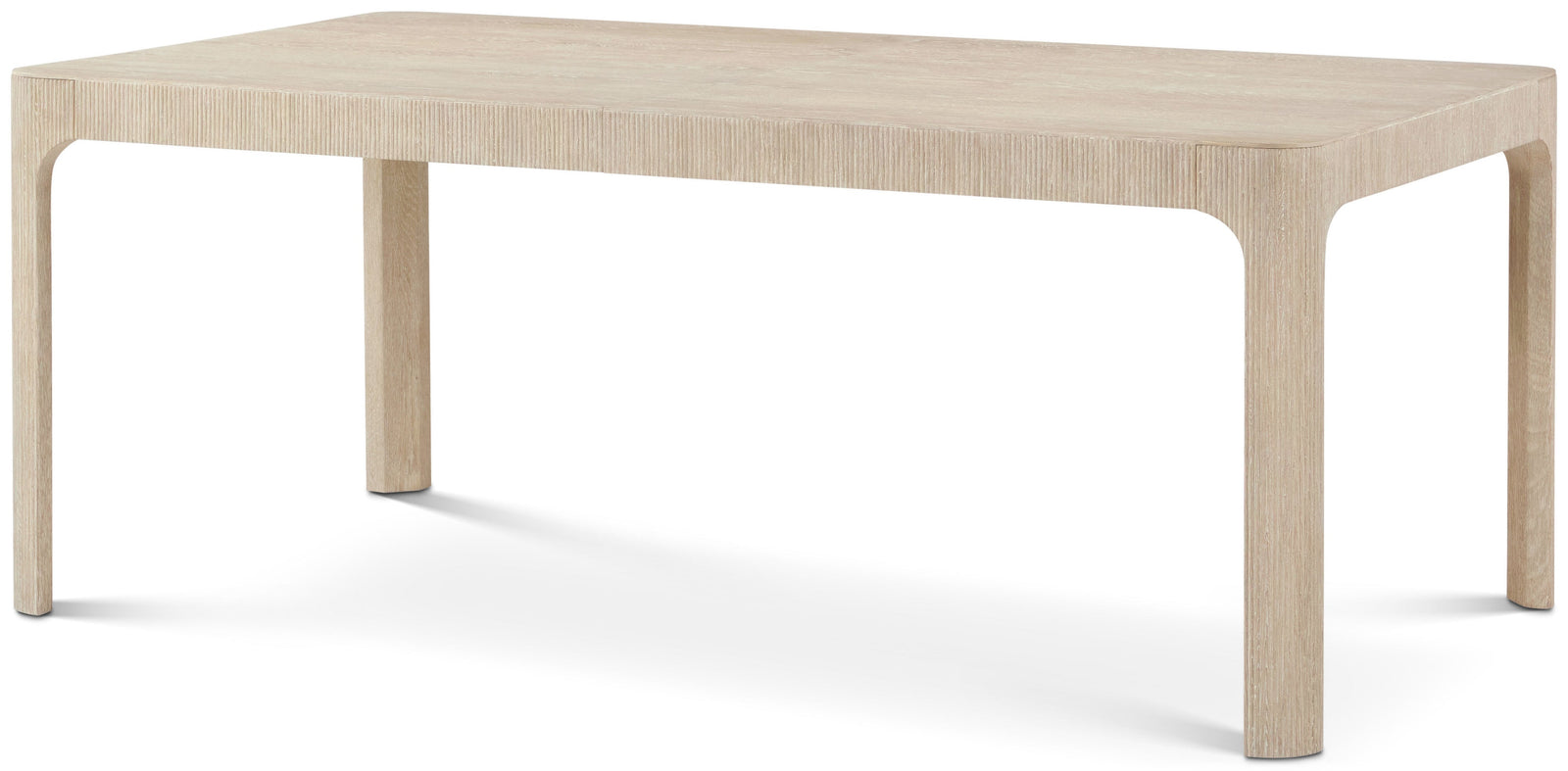 Theodore Alexander Horizon Rectangular Extension Dining Table – angle view