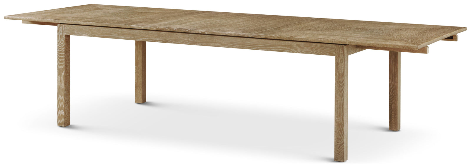 Theodore Alexander Montauk Rectangular Extension Dining Table Jetty – front view