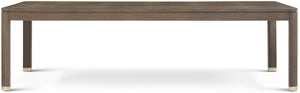 Theodore Alexander Judith Leiber Rectangle Dining Table Mink – angle view