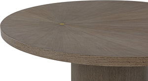 Theodore Alexander Judith Leiber Round Sunburst Dining Table Mink – detail