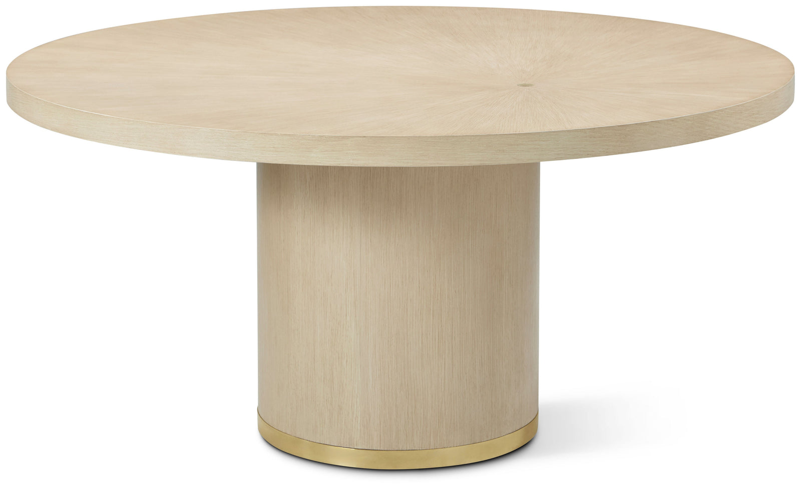 Theodore Alexander Judith Leiber Round Sunburst Dining Table JL Martini – front view