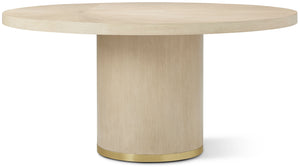 Theodore Alexander Judith Leiber Round Sunburst Dining Table JL Martini – angle view
