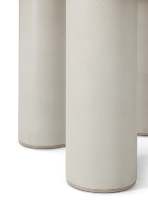 Theodore Alexander Maxwell Round Dining Table Cashmere, Dove – detail