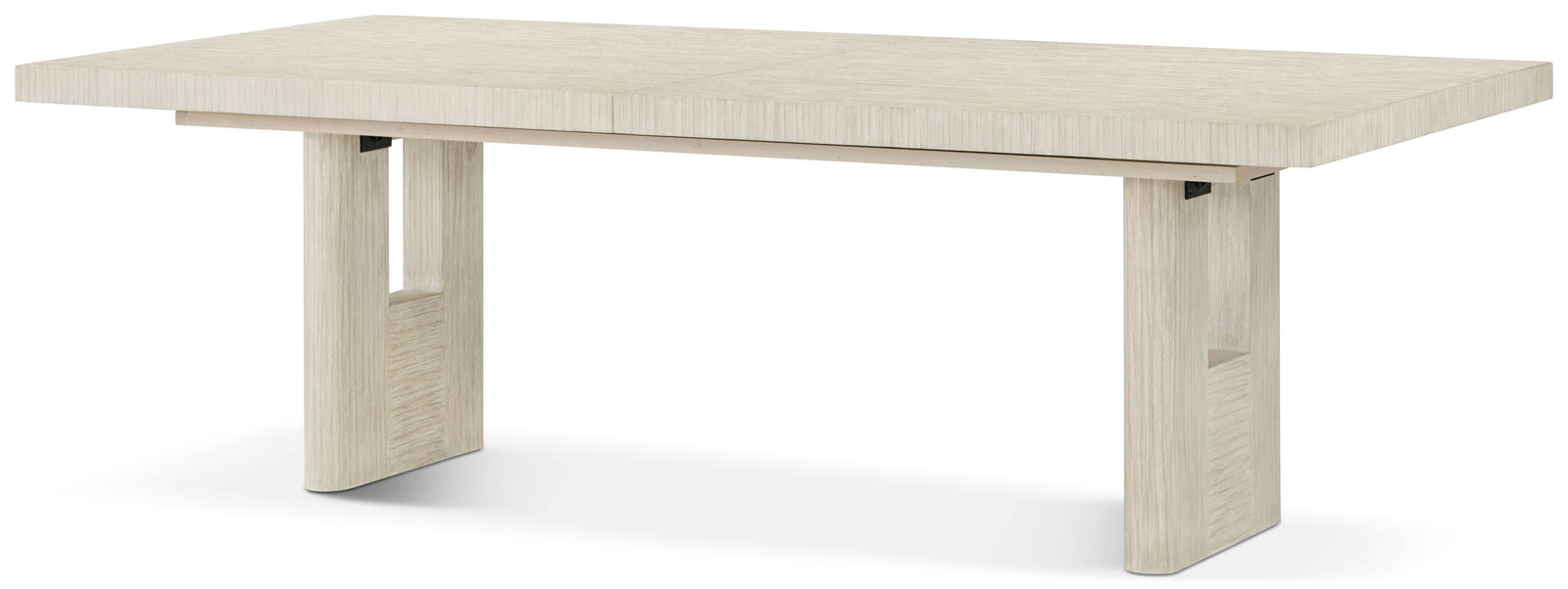 Theodore Alexander Urbane Rectangular Extension Dining Table Sundew – side view