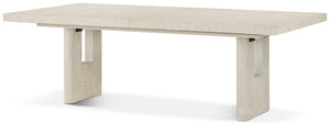 Theodore Alexander Urbane Rectangular Extension Dining Table Sundew – side view
