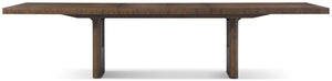 Theodore Alexander Urbane Rectangular Extension Dining Table Campfire – angle view